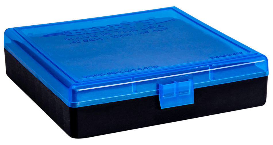 Berry's 100rd Ammo Storage Box 40S&W/45ACP Blue and Black Polypropylene