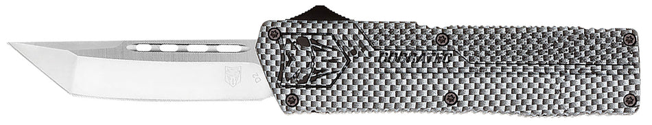 CobraTec CFCTLWTNS Lightweight OTF 3.25" Tanto Plain D2 Blade Carbon Fiber Handle Pocket Clip