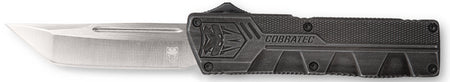 CobraTec SWCTLWTNS Lightweight OTF 3.25" Tanto Plain D2 Blade Stonewashed Handle Pocket Clip