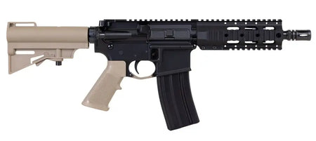 DPMS DP-15 Kitty Kat 300BLK 7.5" Pistol with A4 Quad Rail, FDE Finish, and 30-Round Magazine