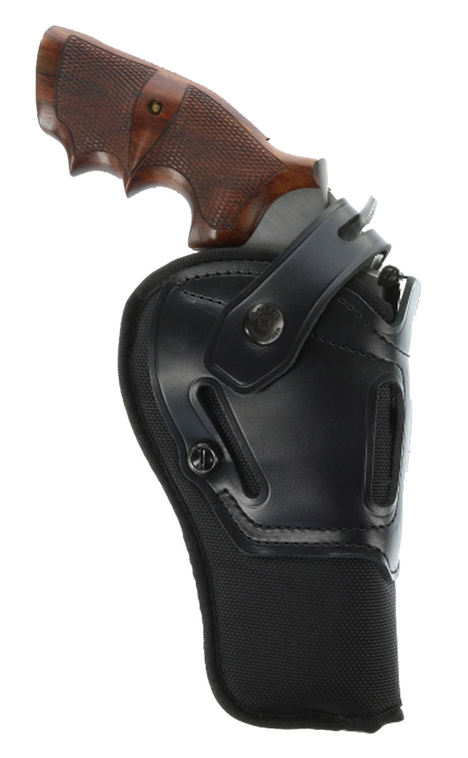 Galco SR86B Switchback Ambidextrous OWB Black Leather Belt Slide, S&W X Frame 500/Taurus Raging Bull 6.5" Barrel