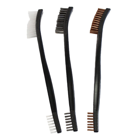 Birchwood Casey 41104 Gun Cleaning Brushes 3-Pack Bronze Nylon Stainless