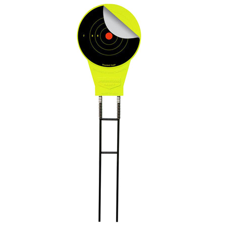 Birchwood Casey Ground Strike Belly Dancer Reactive Metal Target Yellow Spring Motion with ShootNC Targets