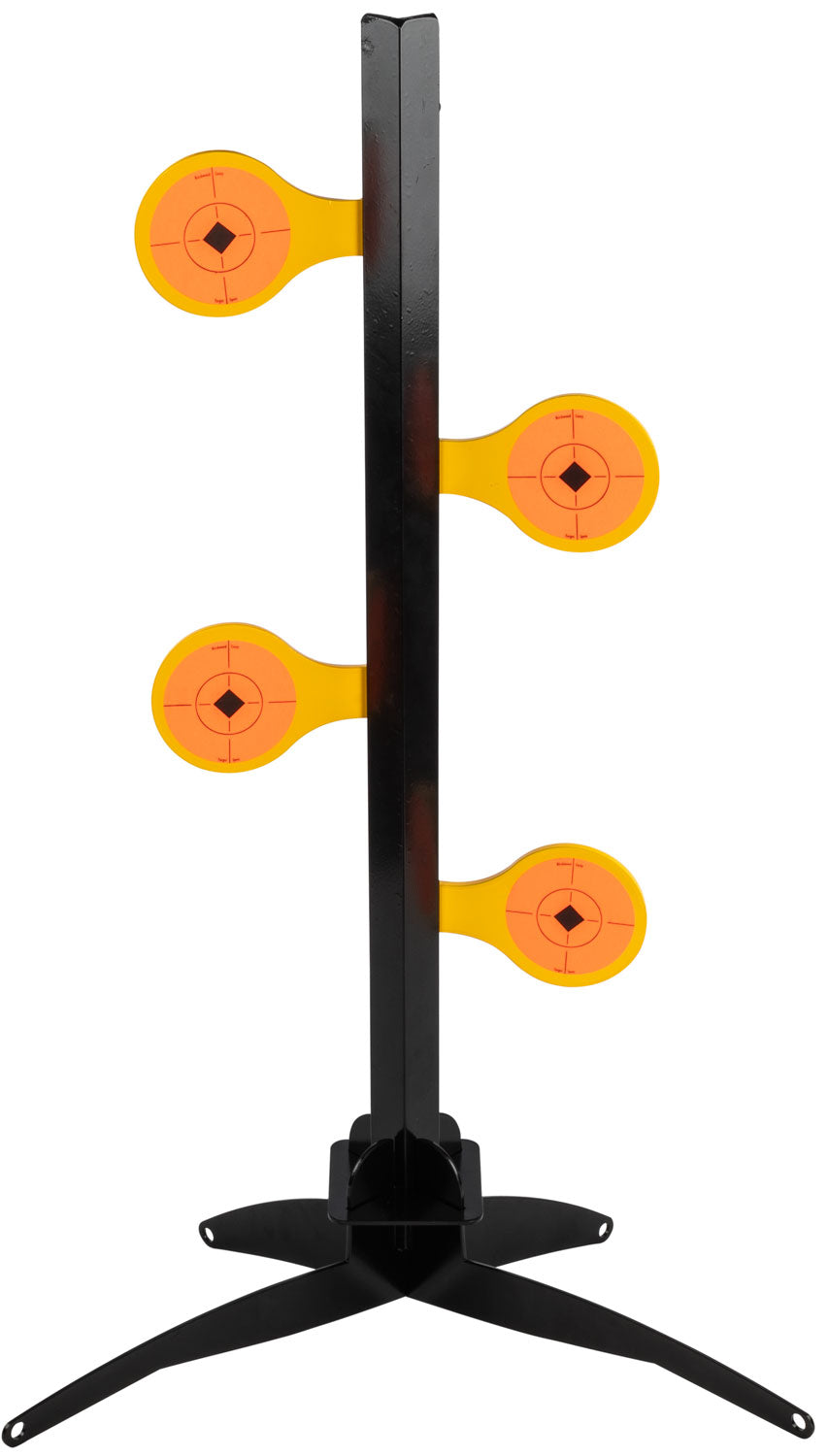 Birchwood Casey World of Targets Rimfire Dueling Tree 3.50 Inch Steel Paddle Target Orange/Yellow