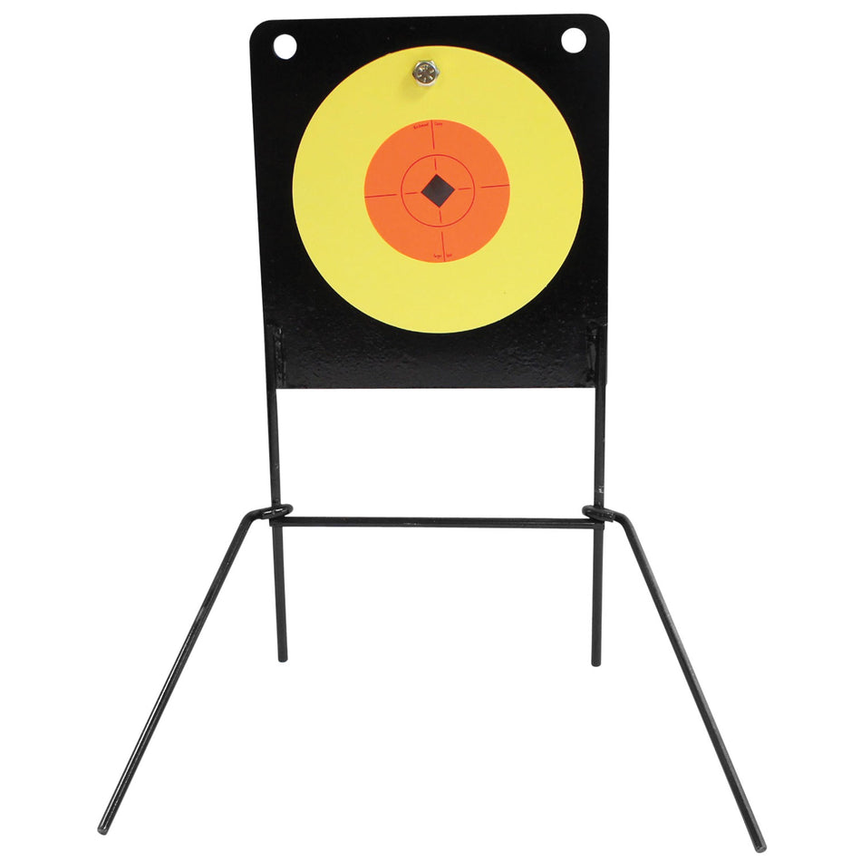 Birchwood Casey 47652 Spoiler Alert Rimfire Pistol/Rifle AR400 Steel Target Orange/Yellow 14.5" Height