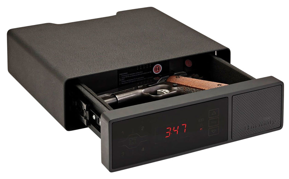 Hornady 98215 Night Guard Rapid Safe RFID Black Steel with Clock and USB Ports