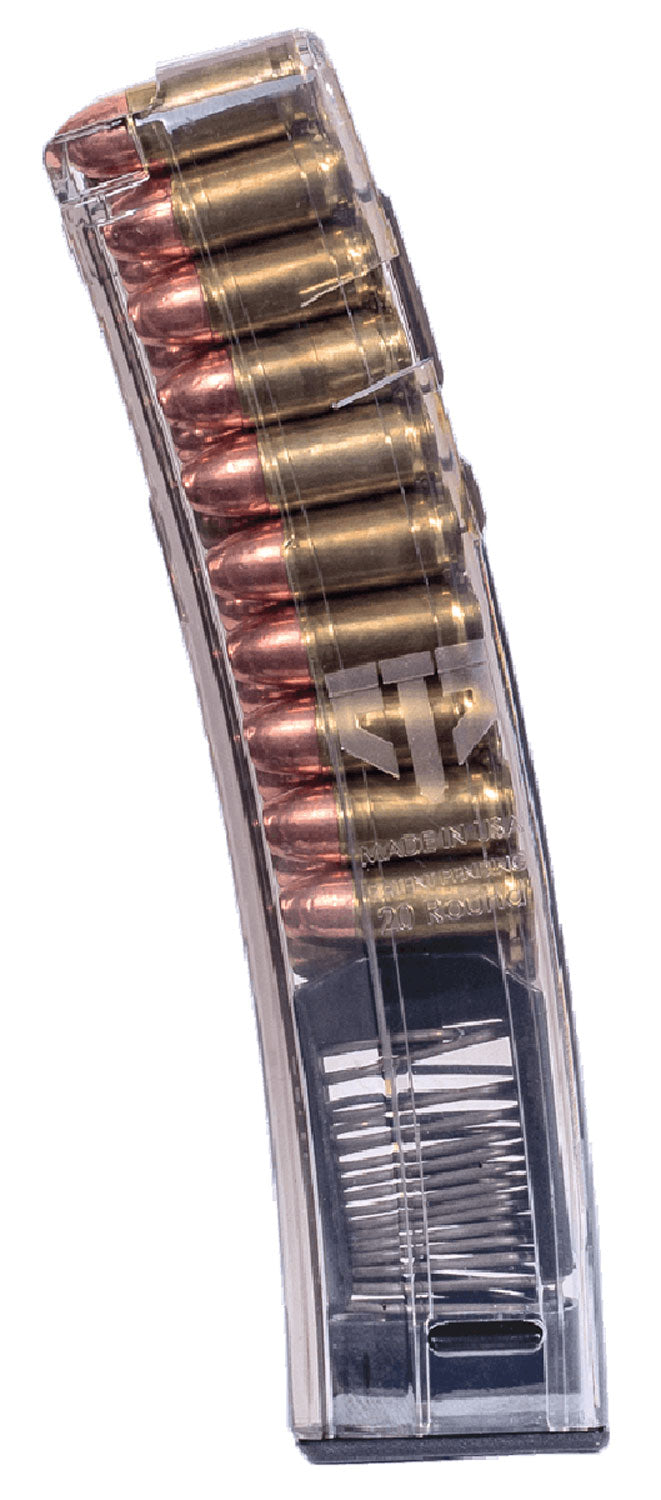 ETS Group H&K MP5 9mm Luger 20rd Clear Polymer Detachable Rifle Magazine
