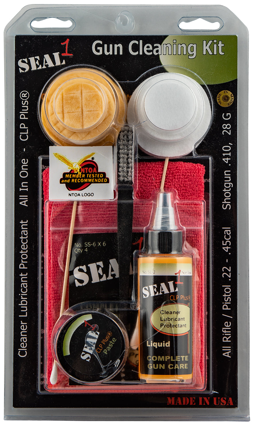 Seal 1 SKITRP .22-.45 Cal Complete Rifle and Handgun Gun Cleaning Kit