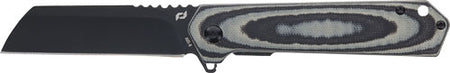 Schrade Knife Lateral Folding 3.25" AUS-10 Black and Grey Lam