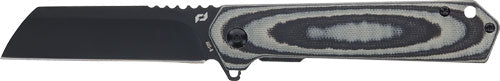 Schrade Knife Lateral Folding 3.25" AUS-10 Black and Grey Lam
