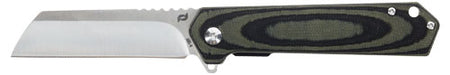 Schrade Knife Lateral Folding 3.25" AUS-10 OD Green and Lam