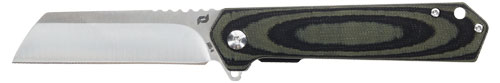 Schrade Knife Lateral Folding 3.25" AUS-10 OD Green and Lam
