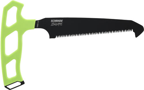 Schrade Knife Isolate Large Bone Saw 5" SK5 Black and Green