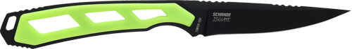Schrade Knife Isolate Caper 3" Fixed AUS-10 Black and Green