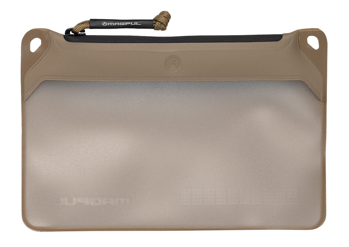 Magpul DAKA Small Windowed Flat Dark Earth Zippered Storage Pouch MAG994-245 Polymer Textile