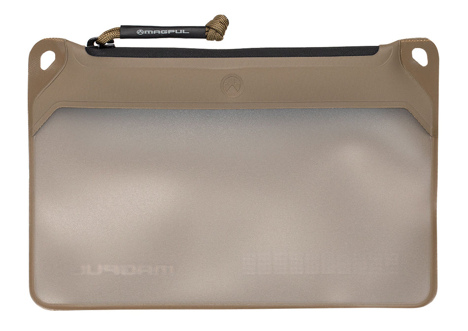 Magpul DAKA Small Windowed Flat Dark Earth Zippered Storage Pouch MAG994-245 Polymer Textile