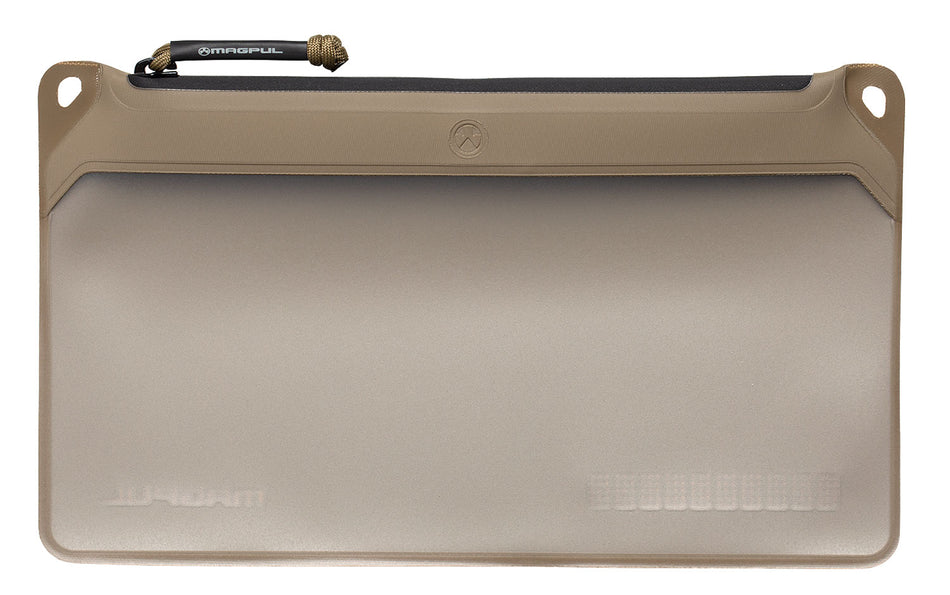 Magpul DAKA Medium Windowed Flat Dark Earth Zippered Storage Pouch MAG995-245 Polymer Textile