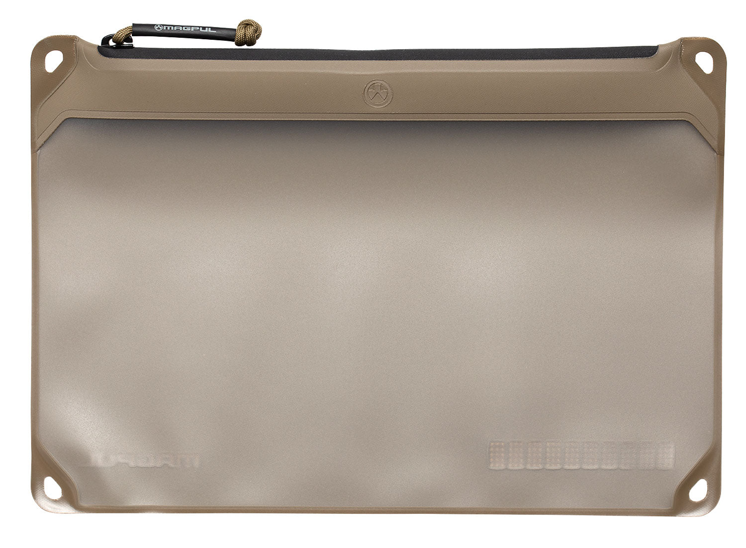 Magpul DAKA Large Windowed Flat Dark Earth Zippered Storage Pouch MAG996-245 Polymer Textile