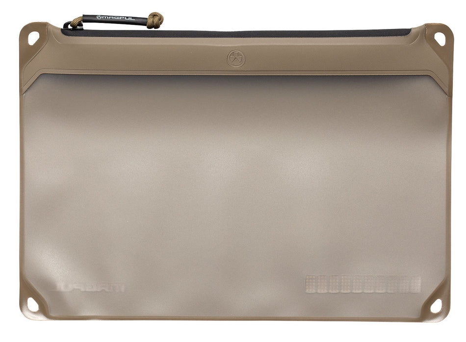 Magpul DAKA Large Windowed Flat Dark Earth Zippered Storage Pouch MAG996-245 Polymer Textile