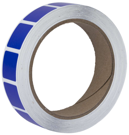 Action Target PASTTXBL Blue Adhesive Target Pasters 7/8" Square Roll of 1000
