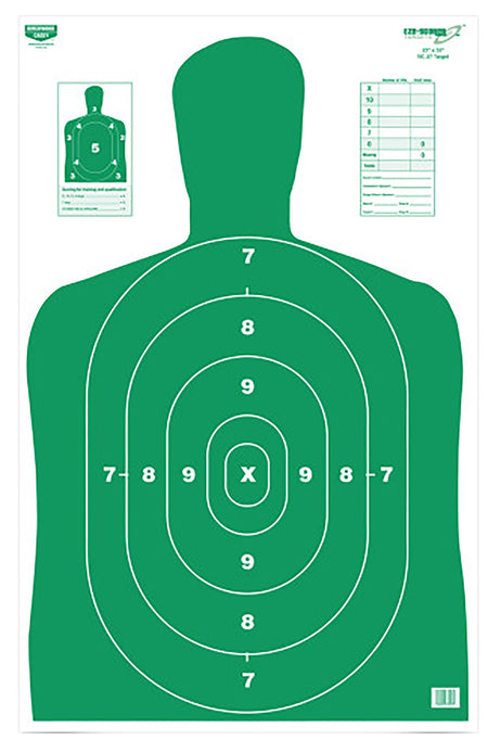 Birchwood Casey EZE-Scorer BC-27 Green Silhouette Paper Targets 23" x 35" 100 Per Package