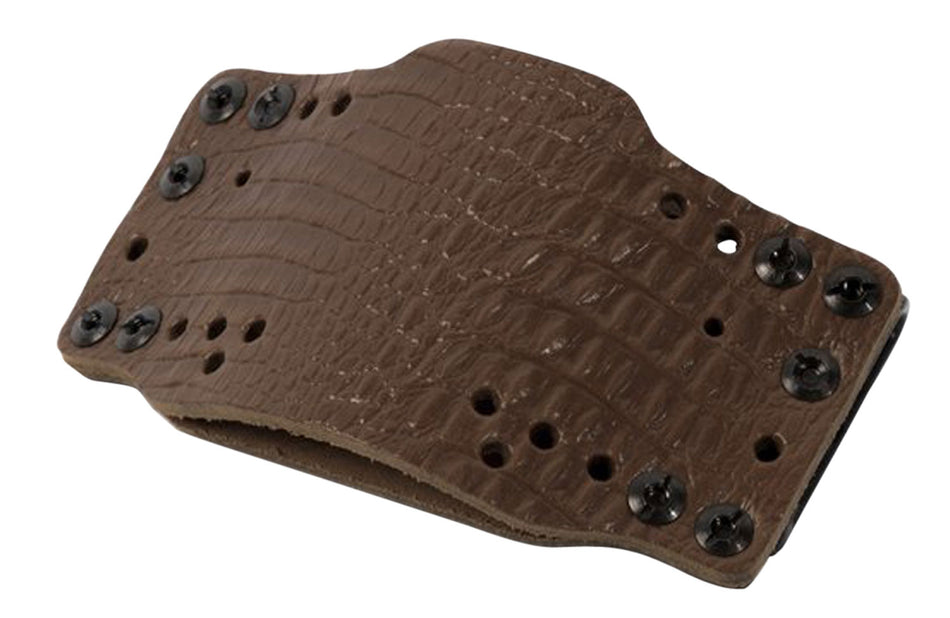 Limbsaver CrossTech Leather 12522 Ambidextrous Dark Brown IWB/OWB Holster with Belt Clip