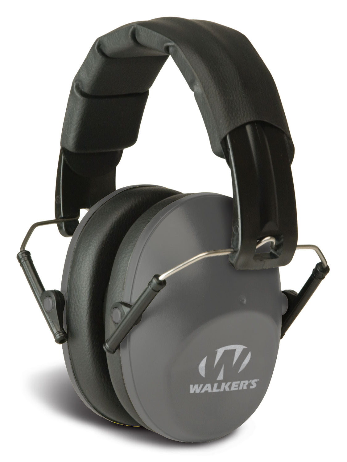 Walker's GWPFPM1GY Pro Low Profile Passive Muff 22 dB Gray/Black Folding
