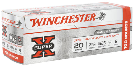 Winchester 20 Gauge WE20GTVP6 Super X Xpert 2.75" 3/4oz 6 Shot