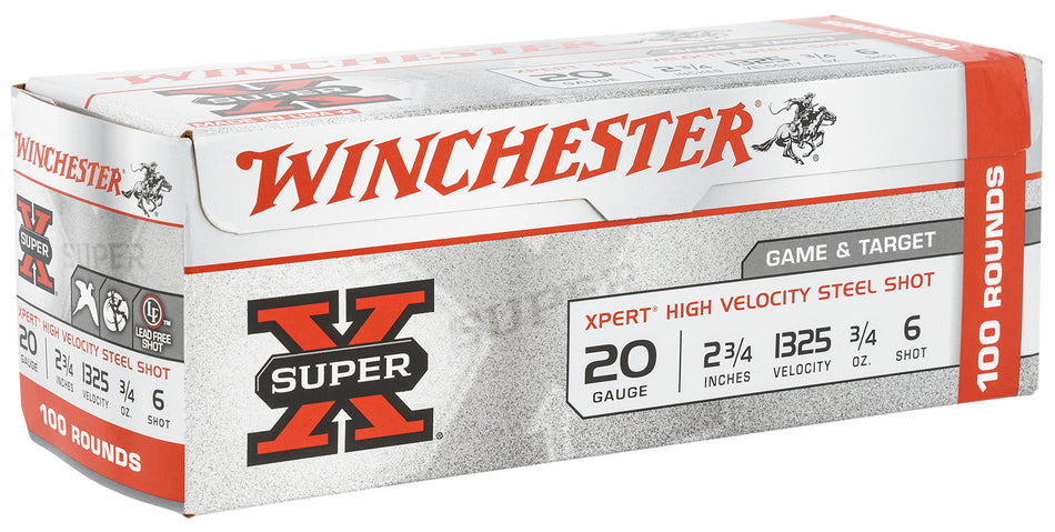 Winchester 20 Gauge WE20GTVP6 Super X Xpert 2.75" 3/4oz 6 Shot