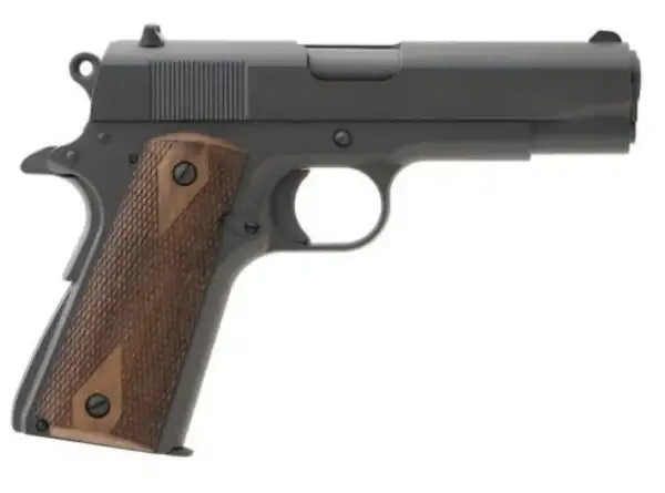 TISAS 1911A1 .45 ACP 4.25-Inch Tank Commander, Black, Upgraded Sights, 2x7RD
