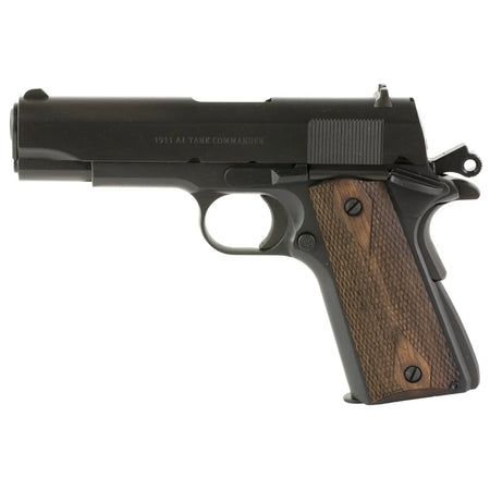 TISAS 1911A1 9mm 4.25-Inch Tank Commander, Black, Upgraded Sights, 2x9RD