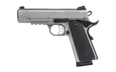 TISAS 1911 45ACP 4.25" Stainless Steel Enhanced Pistol, 8-Round