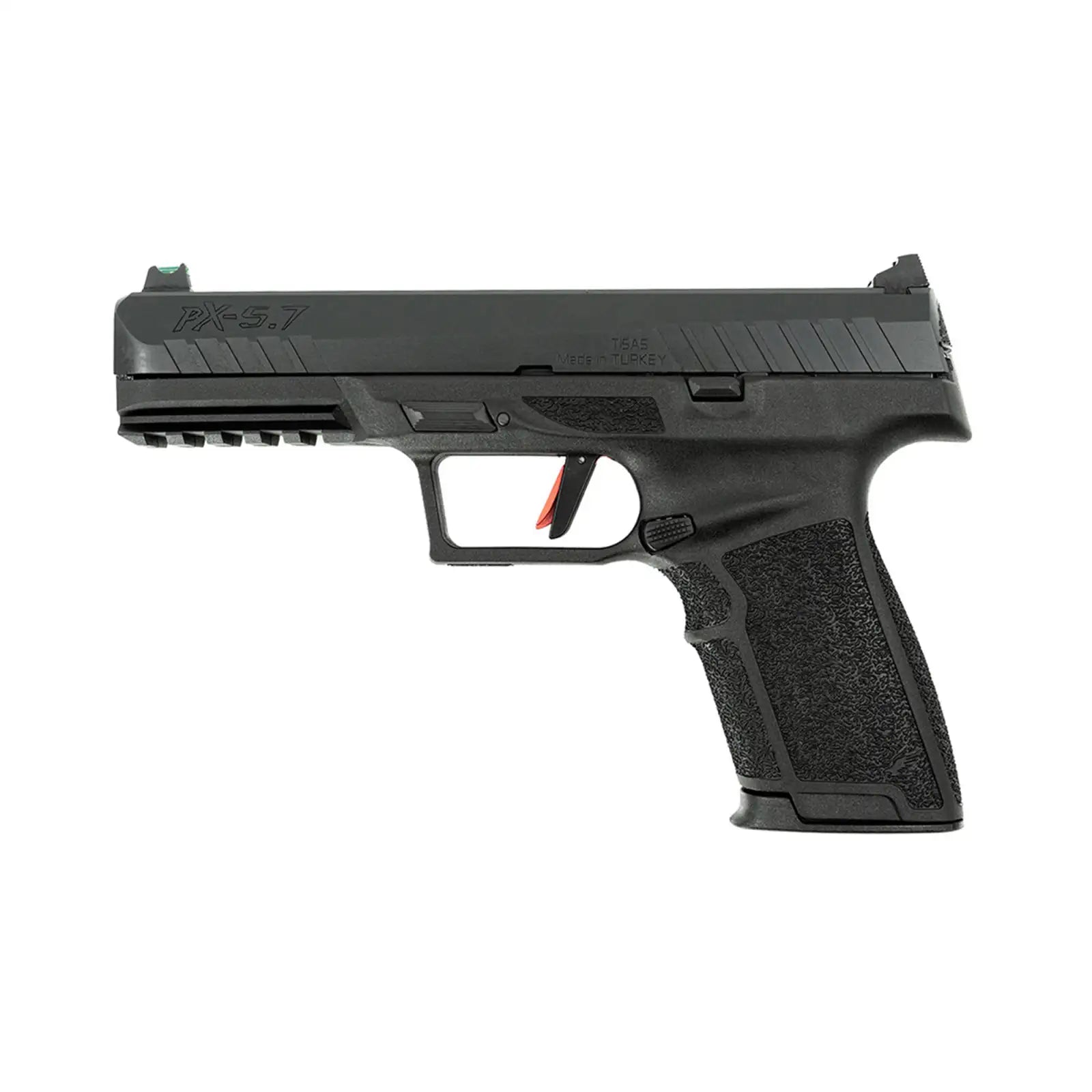 TISAS PX-5.7 5.7mm 4.8-Inch Pistol, QPQ Finish, Fiber Optic Sight, 2x20RD
