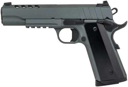 TISAS 1911 Night Stalker 9MM 5" Grey Rail Pistol, 9-Round
