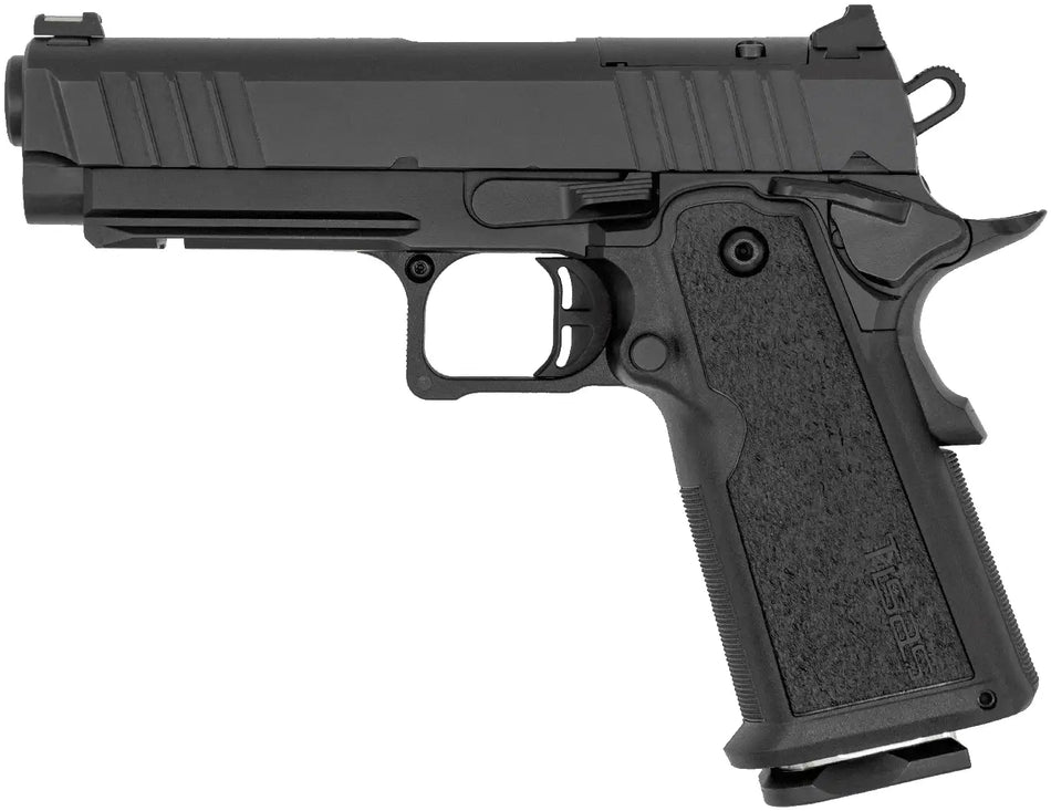 Tisas PX-9 9mm Luger Pistol - 4.25" Barrel, QPQ Finish, Double Stack, Optic Ready, 2x17-Round Mags