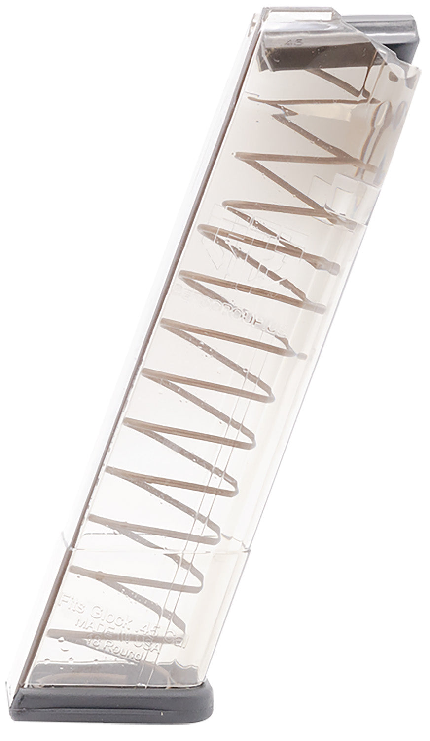 ETS Group Glock 21/30/41 .45 ACP 18rd Clear Polymer Pistol Magazine