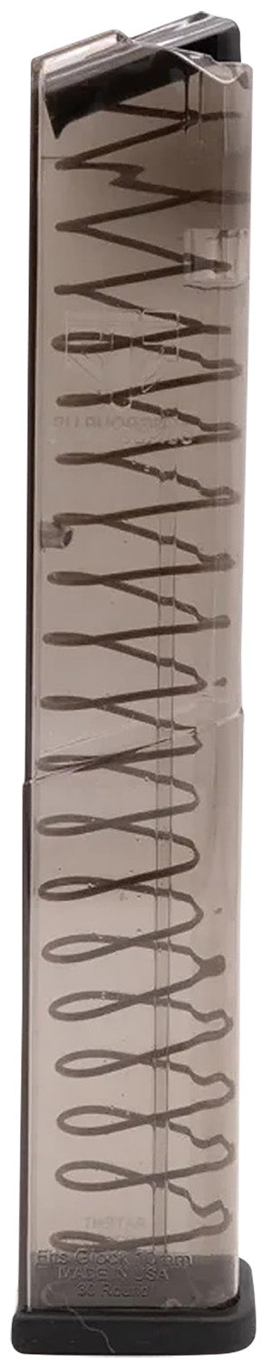 ETS Group GLK2030 Extended 30-Round 10mm Auto Magazine for Glock 20/29/40 Translucent Polymer