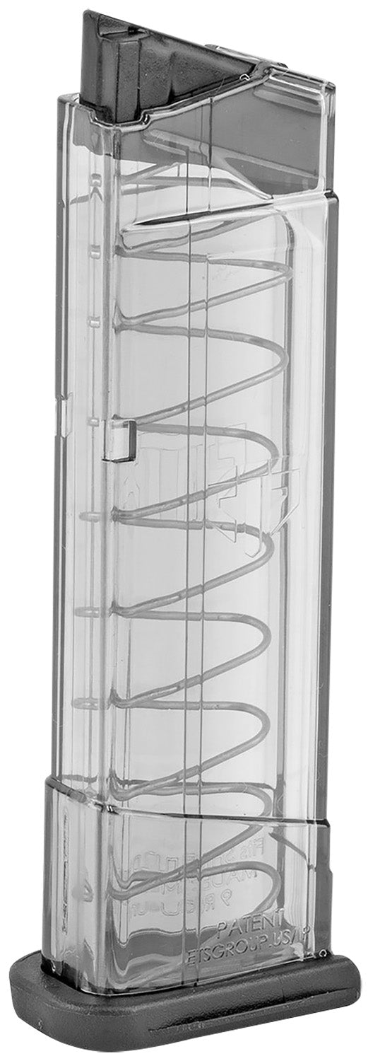 ETS Group SW9SHD9 9mm Luger 9-Round Magazine for S&W M&P Shield Translucent Polymer