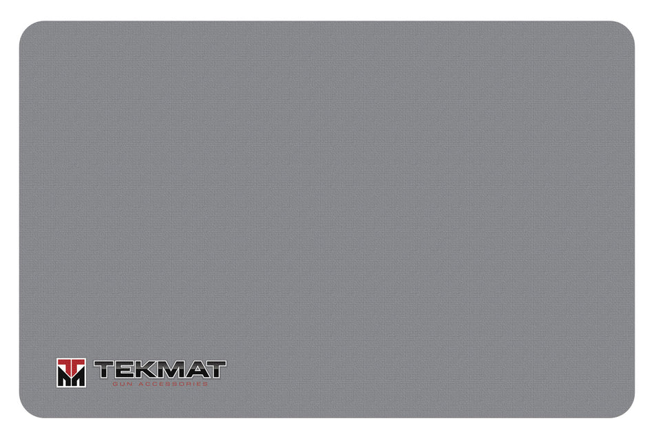 TekMat Logo Gray Rubber Gun Cleaning Mat 11"x17"