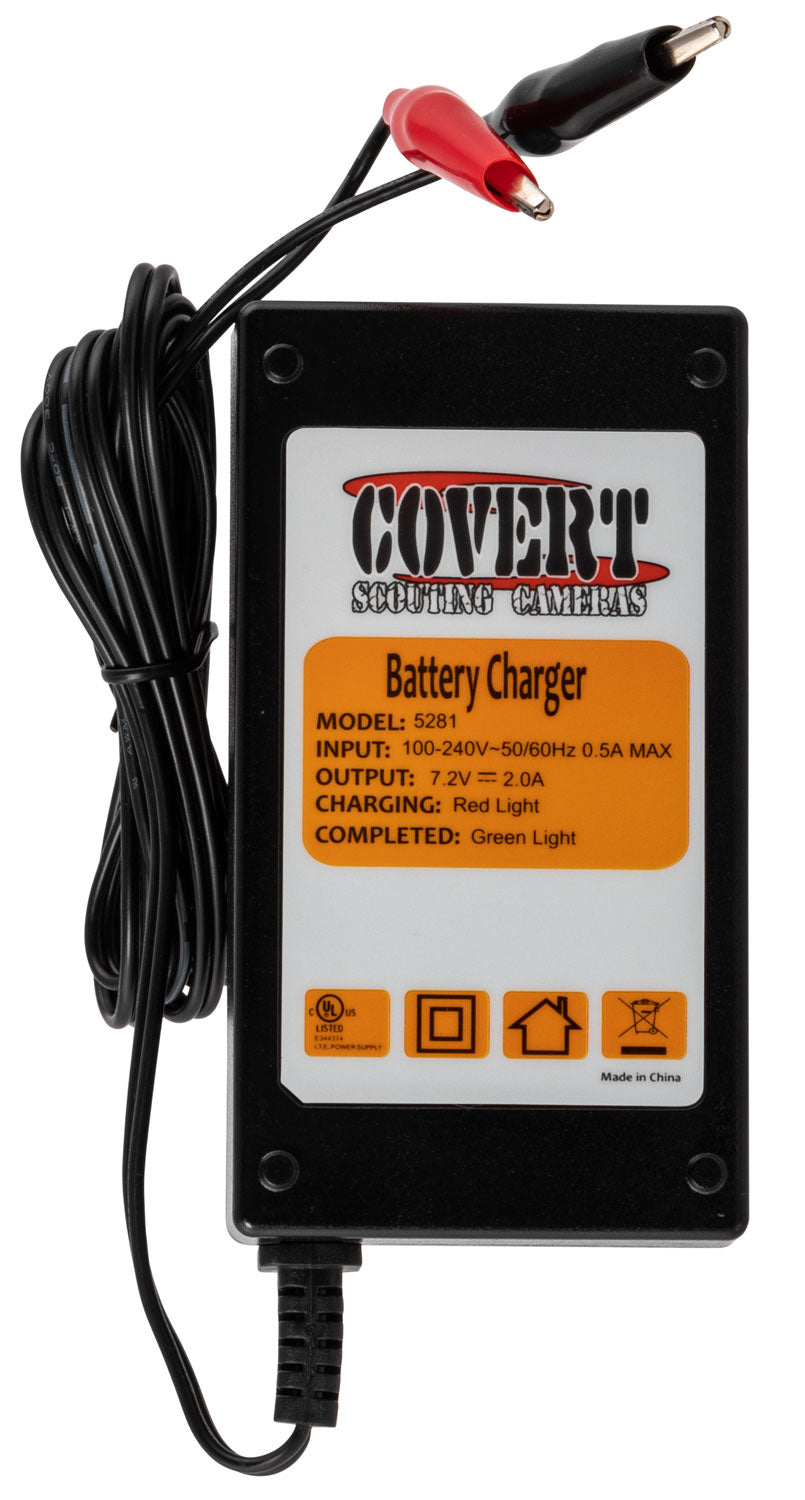 Covert Scouting Cameras LiFePO4 Wall Charger 5298 for Trail Camera Battery