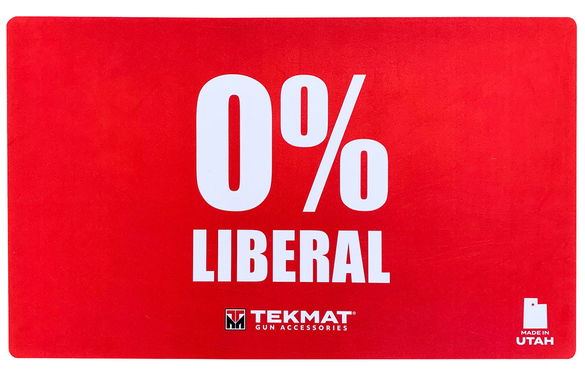 TekMat 0% Liberal Novelty Door Mat Red Rubber 25" x 42"