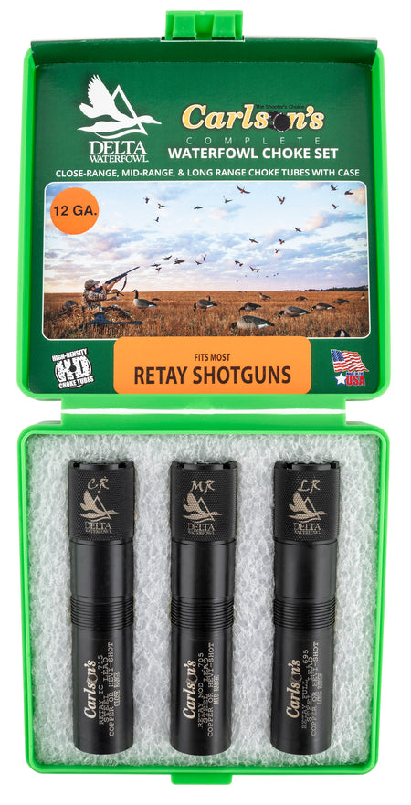 Carlson's Delta Waterfowl Retay 12 Gauge Mid/Long/Close Range Extended Choke Tube Stainless 07779