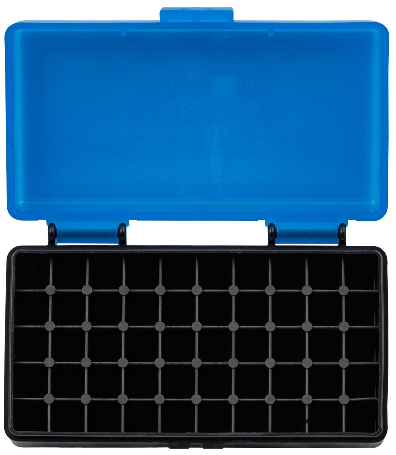 Berry's 50rd Ammo Storage Box 9mm/380ACP Blue and Black Polypropylene
