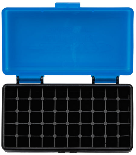 Berry's 50rd Ammo Storage Box 9mm/380ACP Blue and Black Polypropylene
