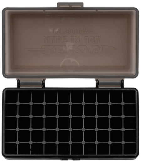Berry's 9mm/380ACP 50-Round Ammo Storage Box Smoke and Black Polypropylene