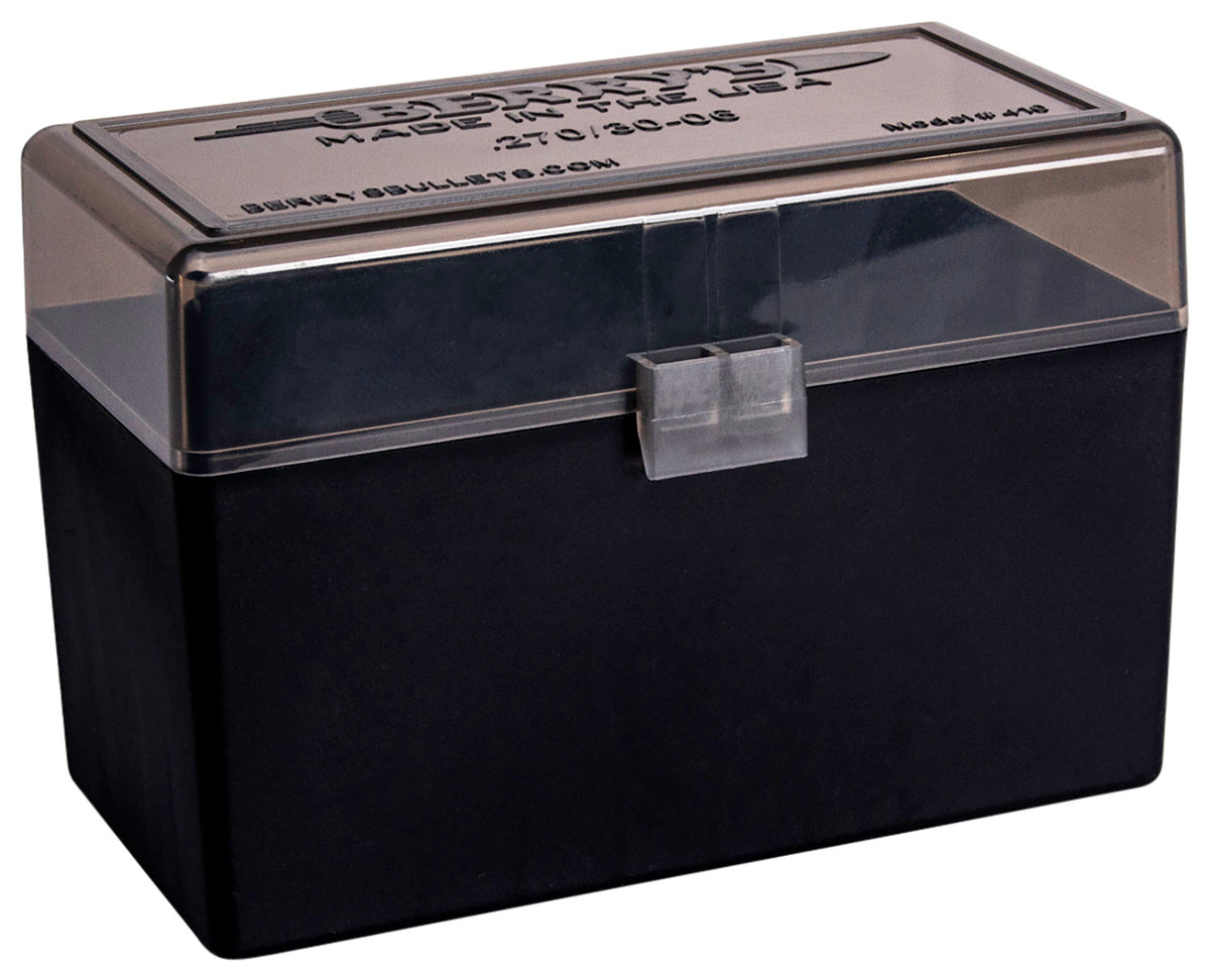 Berry's 270 Win/30-06 Springfield 50-Round Ammo Storage Box Smoke and Black Polypropylene