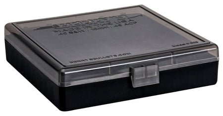 Berry's 92199 100-Round Ammo Storage Box 40S&W/45ACP Smoke/Black Polypropylene