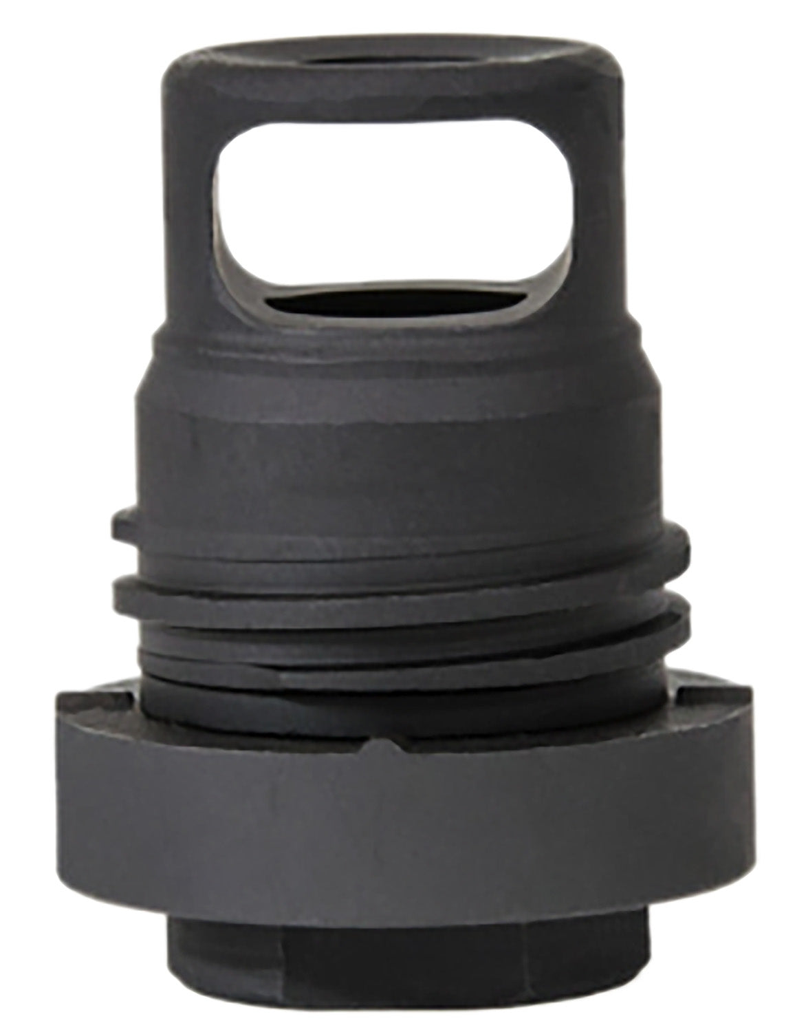 Yankee Hill Mini Phantom Q.D. Muzzle Brake Black Melonite 5/8"-24 Threads 1.60" OAL for 30 Cal AR