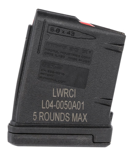 LWRC 6.8 SPC 5-Round Black Detachable PMAG for SIX8 Platform