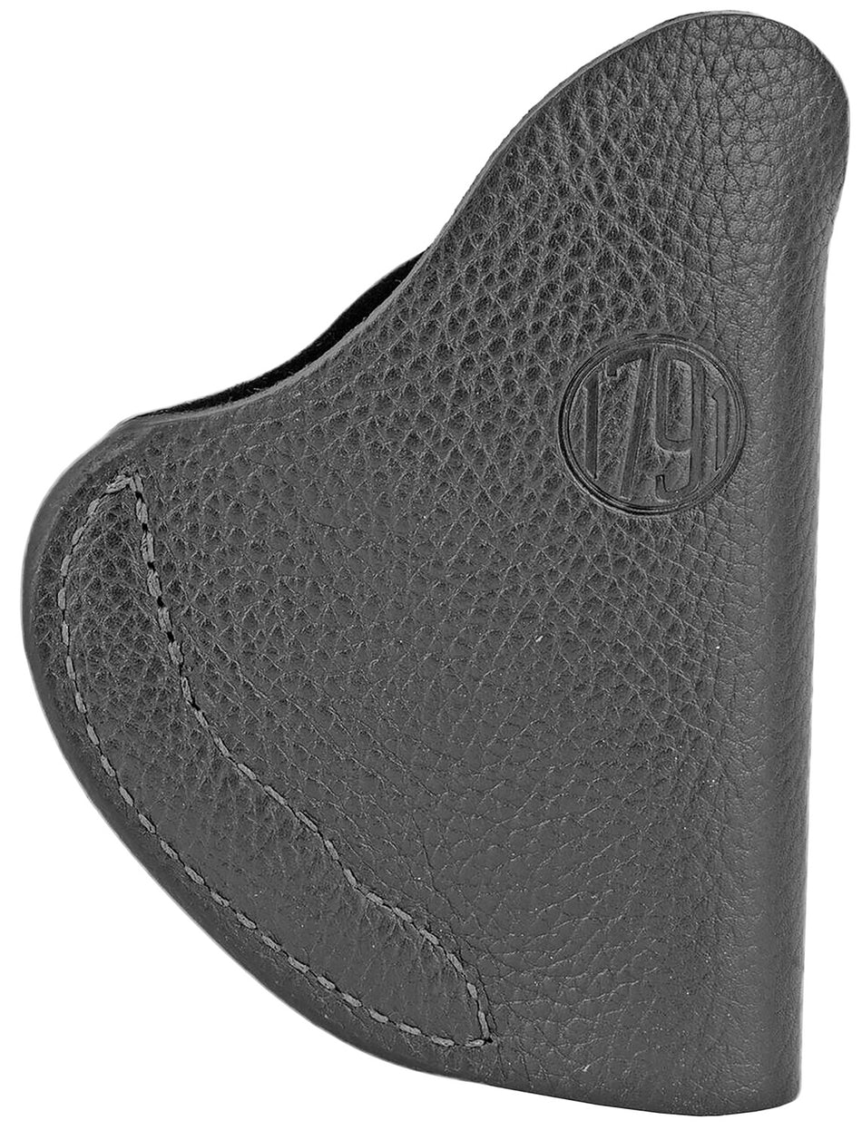 1791 Gunleather SCH2NSBL Smooth Concealment IWB Holster Size 02 Night Sky Black Leather Clip S&W J-Frame Ruger LCR Colt Cobra Left Hand